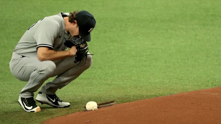 Cole no pudo completar los 5 innings el sábado