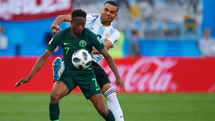 Ahmed Musa, Gabriel Marcado'nun markajında Ahmed Musa, Gabriel Marcado'nun markajında