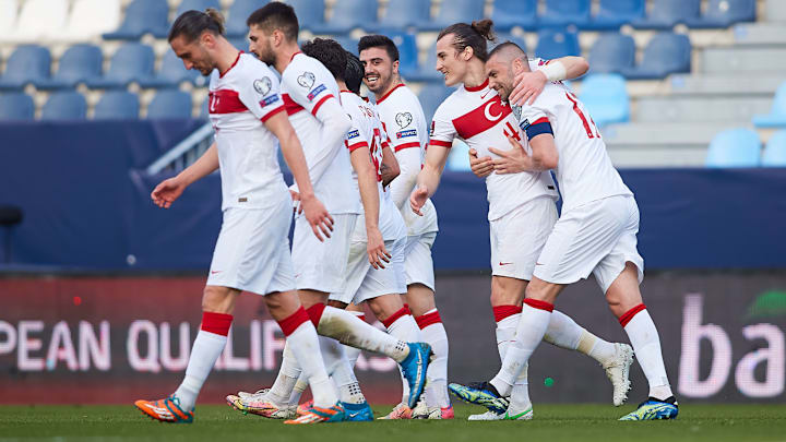 A Milli Takım oyuncularının gol sevinci A Milli Takım oyuncularının gol sevinci
