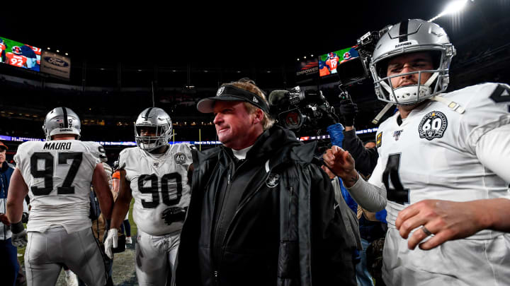 Raiders head coach Jon Gruden has some tough free agency decisions for 2020. Raiders head coach Jon Gruden has some tough free agency decisions for 2020.