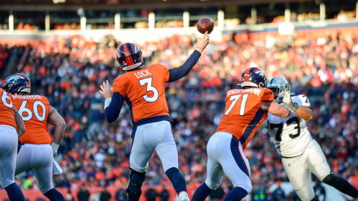 Denver Broncos quarterback Drew Lock