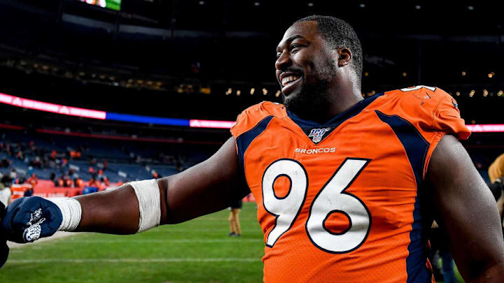 Broncos defensive lineman Shelby Harris