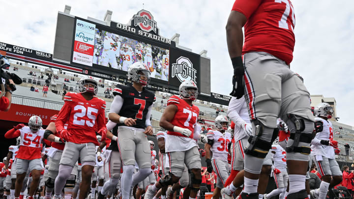 Ohio State's annual spring game. Ohio State's annual spring game.