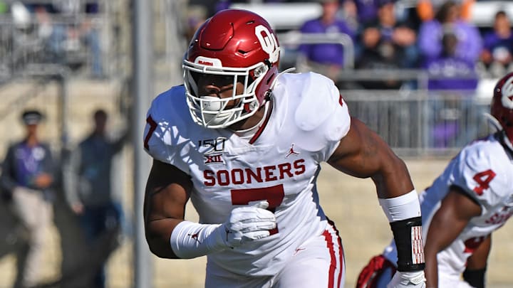 Oklahoma pass rusher Ronnie Perkins Oklahoma pass rusher Ronnie Perkins