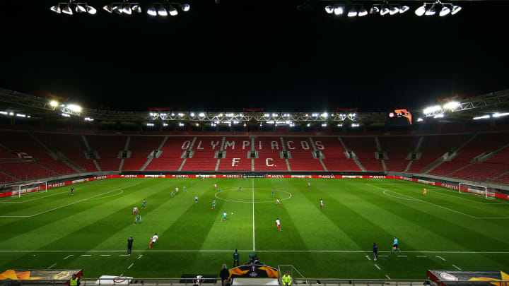 Arsenal's round of 32 second leg fixture with Benfica will take place at the home of Olympiacos, the Stadio Georgios Karaiskakis