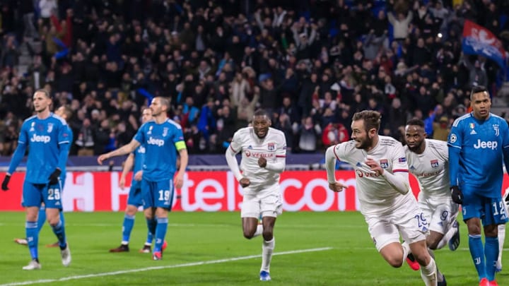 Olympique Lyon v Juventus - UEFA Champions League Round of 16: First Leg