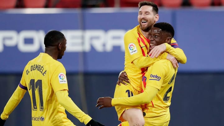 Ilaix Moriba, Lionel Messi, Ousmane Dembele