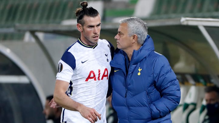Gareth Bale e José Mourinho