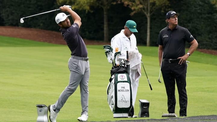 Xander Schauffele and Phil Mickelson faced each other in match play during last year's quarantine.