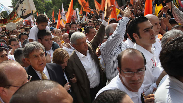 Andrés Manuel López Obrador, candidato a la presidencia de México en el 2006