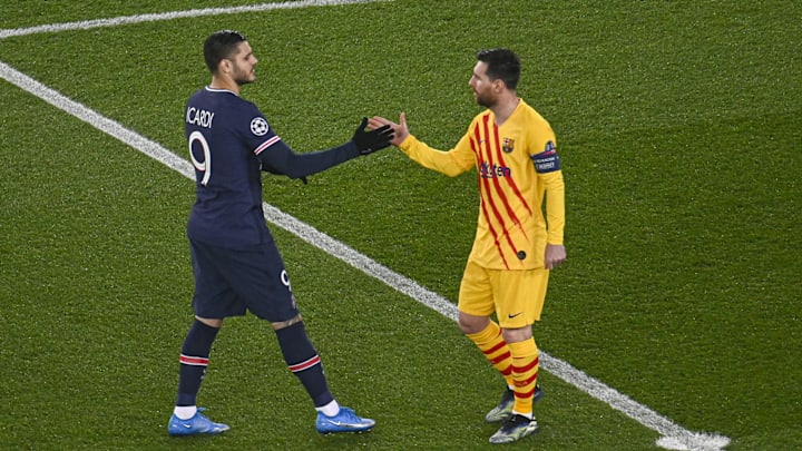 Messi con Icadi Messi con Icadi