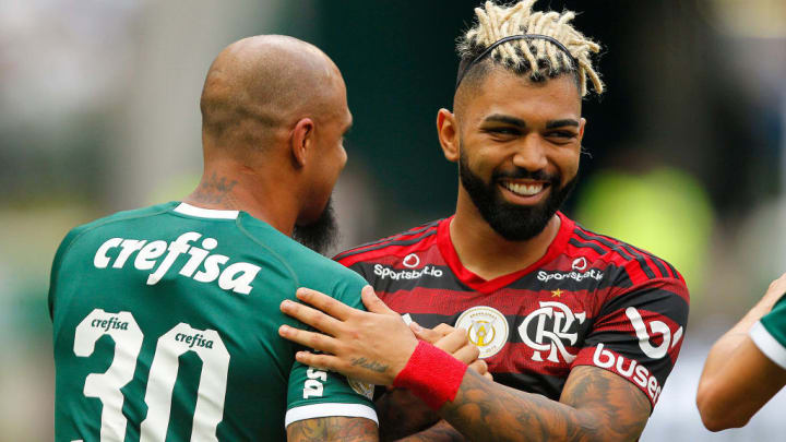 Gabriel Barbosa Flamengo Palmeiras Brasileirão Felipe Melo