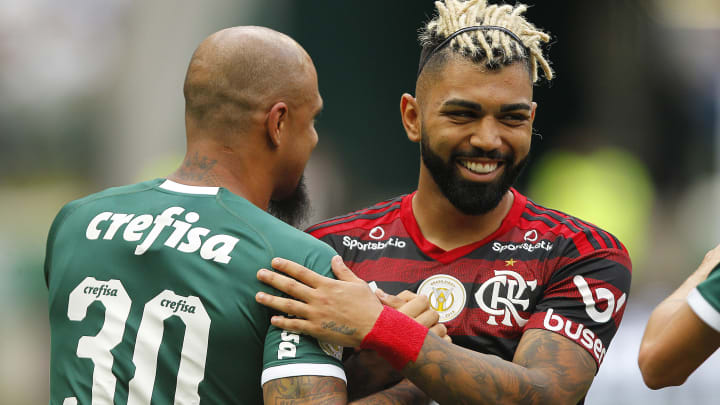 Muita rivalidade. Flamengo e Palmeiras vão se enfrentar na estreia do Campeonato Brasileiro de 2021. 