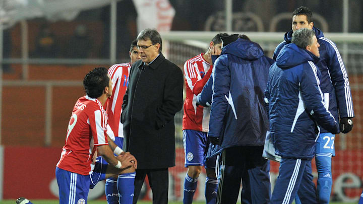 Paraguay's Head coach Gerardo Martino (2