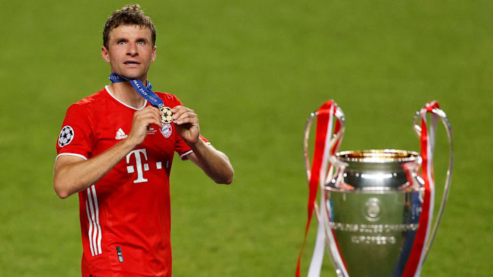 Mit seinen lautstarken Kommandos ist Thomas Müller ein Sinnbild für die hohe Motivation der Bayern