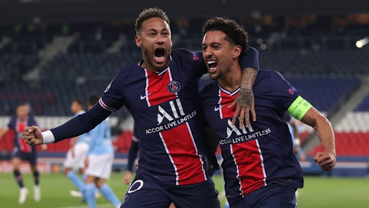 Marquinhos Neymar PSG 