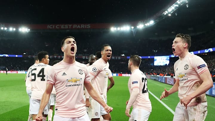 El Manchester celebra la eliminatoria contra el PSG
