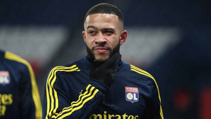 Memphis Depay garde l'ambition de signer au Barça.