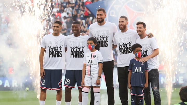Achraf Hakimi, Georginio Wijnaldum, Lionel Messi, Leo Messi, Sergio Ramos, Gianluigi Donnarumma