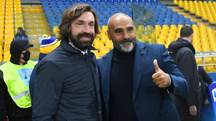 Andrea Pirlo dan Fabio Liverani