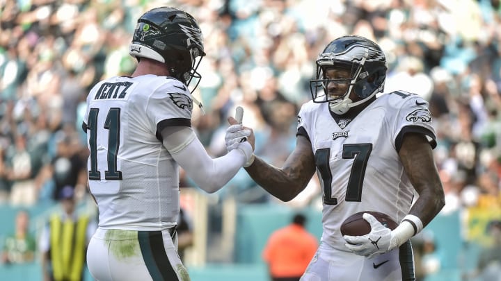 Philadelphia Eagles WR Alshon Jeffery could get dumped by the team. Philadelphia Eagles WR Alshon Jeffery could get dumped by the team.