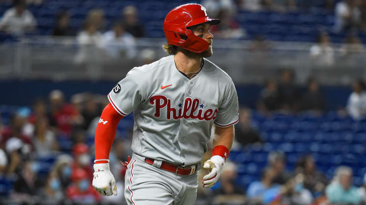 Bryce Harper alcanzó una nueva marca como pelotero de los Filis 