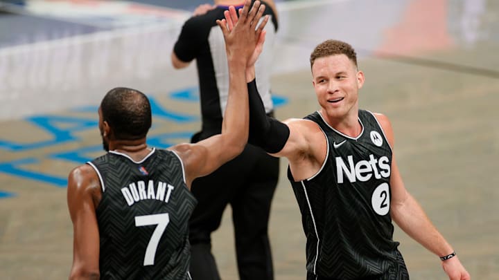 Kevin Durant y Blake Griffin disputan su primera campaña con Brooklyn Nets