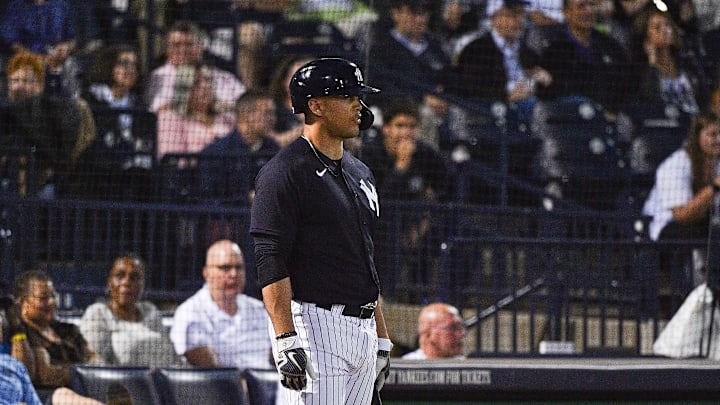 El slugger de los Yankees se recupera de una lesión en la pantorrilla sufrida a comienzos del Spring Training