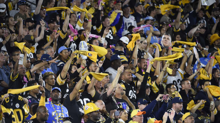 Pittsburgh Steelers fans LA Chargers Pittsburgh Steelers fans LA Chargers