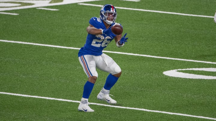 Saquon Barkley solamente jugó dos partidos en la temporada 2020-21 