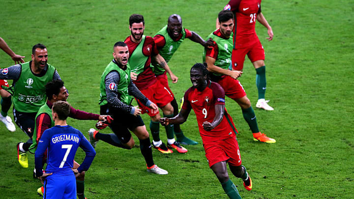 Éder marcó el gol que le dio la Eurocopa a Portugal.