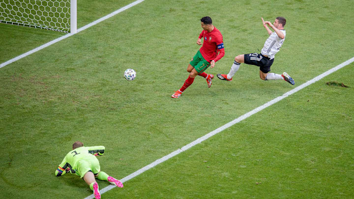 Cristiano Ronaldo, Manuel Neuer, Robin Gosens