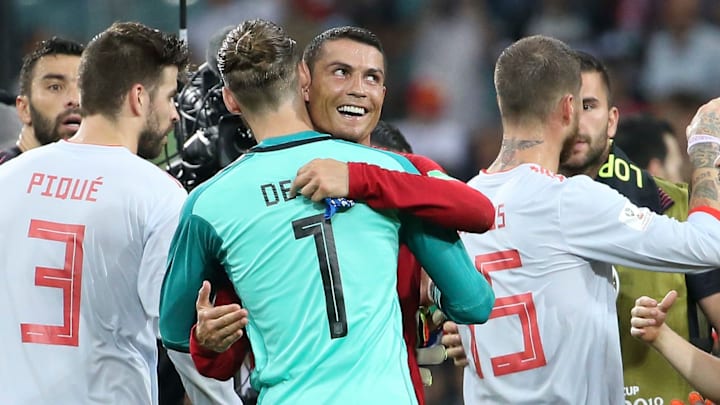 David De Gea & Cristiano Ronaldo David De Gea & Cristiano Ronaldo