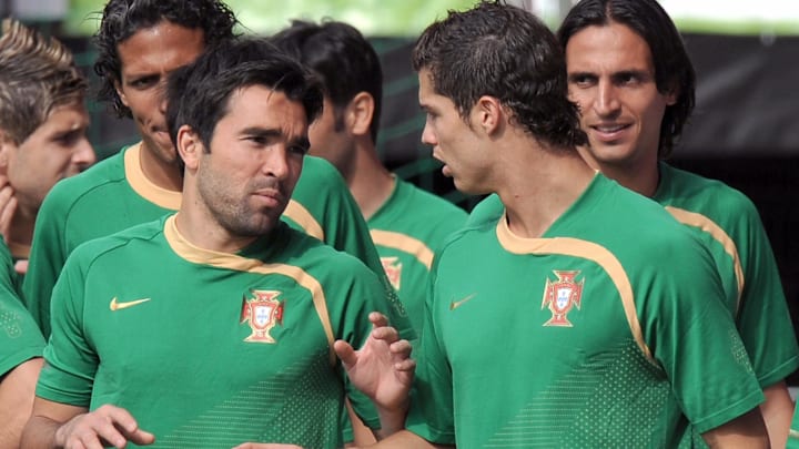 Deco y Cristiano en la selección portuguesa
