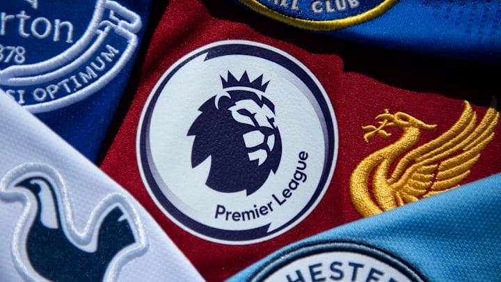 Premier League Logo With Club Shirts Premier League Logo With Club Shirts
