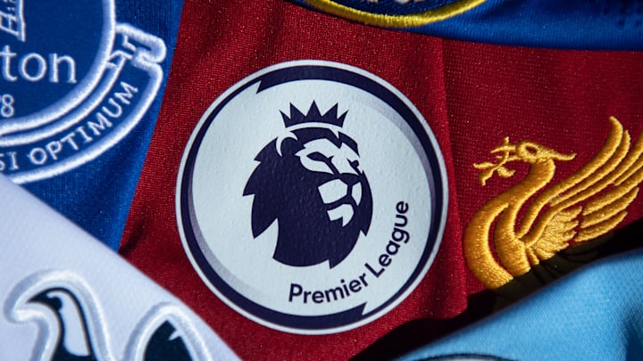 Premier League Logo With Club Shirts Premier League Logo With Club Shirts