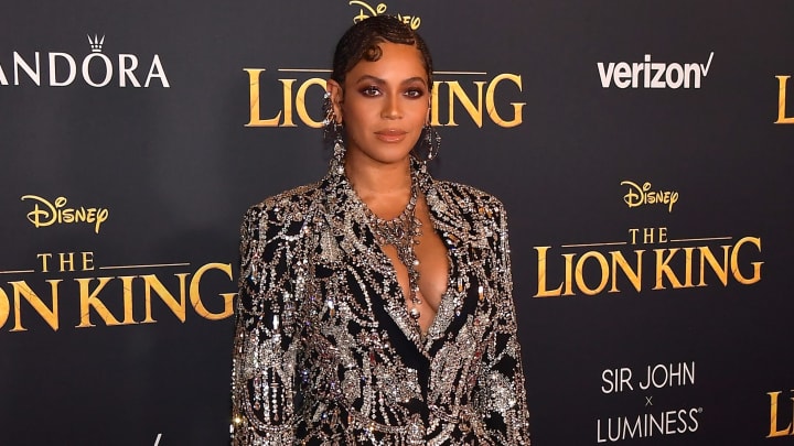 Beyoncé at the 'Lion King' premiere in 2019