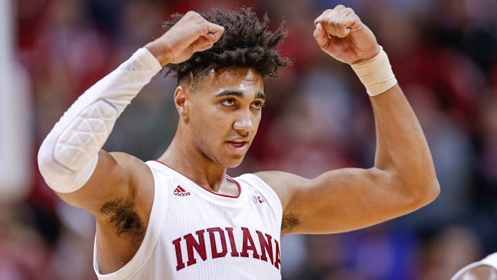 Freshman Trayce Jackson-Davis leads Indiana in average points (14.1) and rebounds (7.9). Freshman Trayce Jackson-Davis leads Indiana in average points (14.1) and rebounds (7.9).