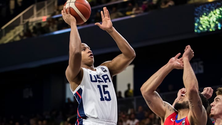 Devon Hall estuvo en la selección de Estados Unidos en reciente torneo internacional.
