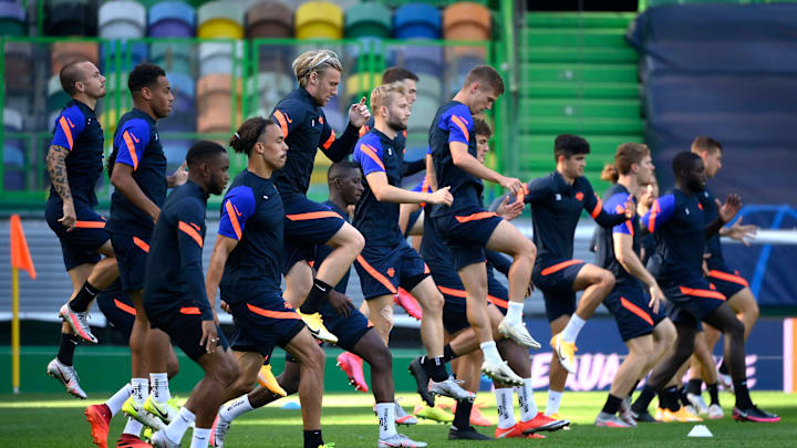 Sesi latihan RB Leipzig jelang laga kontra Atletico Madrid Sesi latihan RB Leipzig jelang laga kontra Atletico Madrid