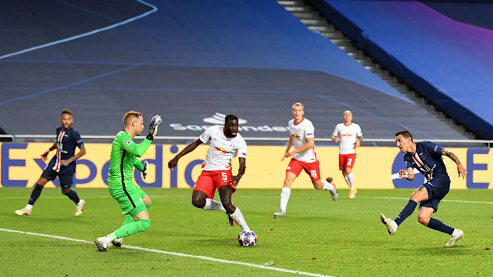 Di MAría marcó el segundo gol contra el Leipzig