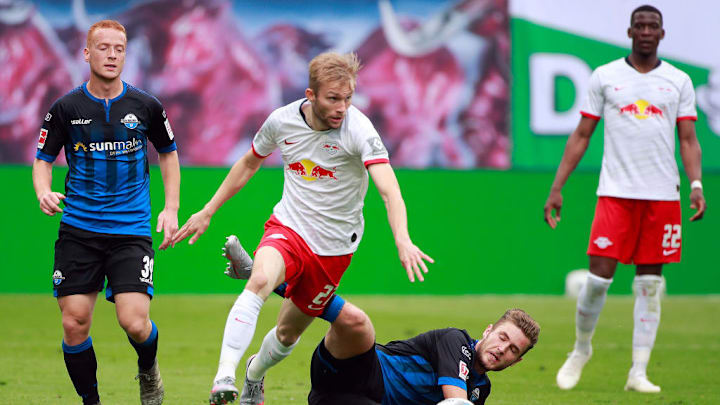 Laimer stellte sich bei seinen Fouls oft geschickt an