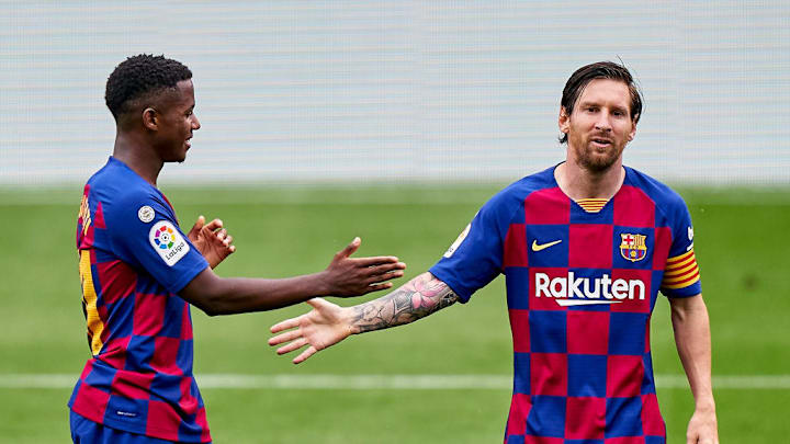 Ansu Fati puede ser el relevo de Messi como ídolo del barcelonismo