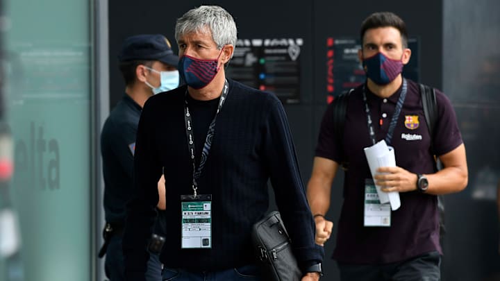 Pelatih Barcelona, Quique Setien Pelatih Barcelona, Quique Setien