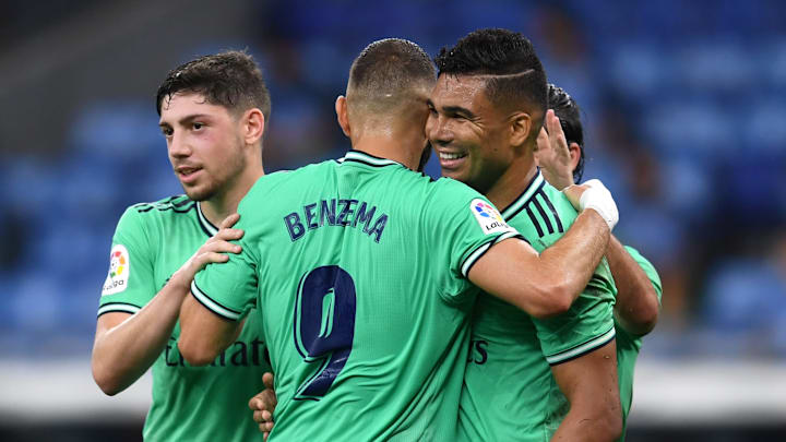 Real Madrid sukses memperlebar jarak poin dengan Barcelona usai menang atas Espanyol Real Madrid sukses memperlebar jarak poin dengan Barcelona usai menang atas Espanyol