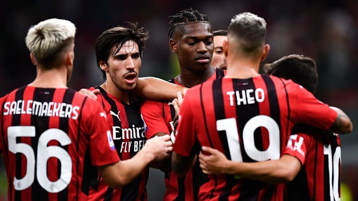 Alexis Saelemaekers, Sandro Tonali, Rafael Leao, Rade Krunic, Theo Hernandez, Brahim Diaz