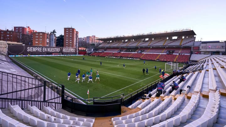Copa do Rei no  Estádio de Vallecas. 