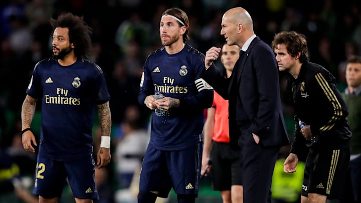 Marcelo, Sergio Ramos, dan Zinedine Zidane Marcelo, Sergio Ramos, dan Zinedine Zidane