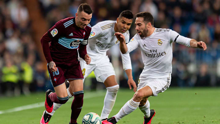Wieder an Bord: Casemiro und Dani Carvajal (hier im Dreikampf gegen Vigos Iago Aspas)
