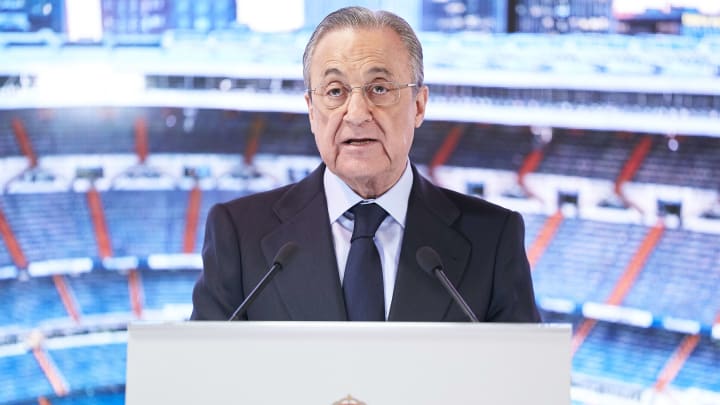 Le président du Real Madrid a réclamé l'entrée en vigueur d'une Super League européenne, Le président du Real Madrid a réclamé l'entrée en vigueur d'une Super League européenne,